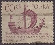 Poland 1963 Ships 60 Groszv Bordeaux Scott 1129